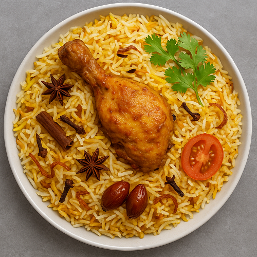 Chicken Biryani Dish 