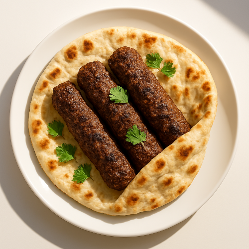 3x Sheesh Kebab In Nan 